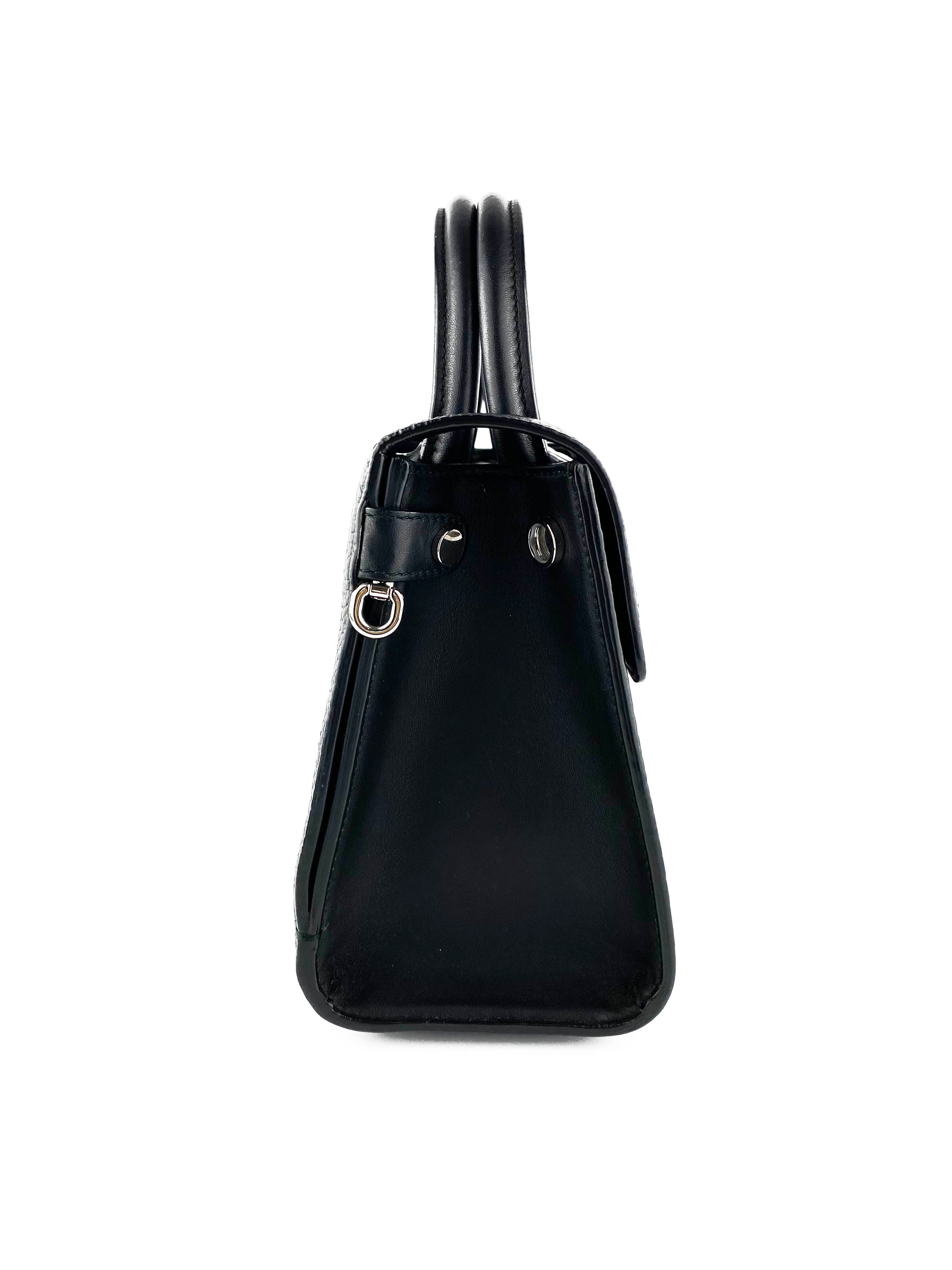 Christian Dior Diorever Black Leather Shoulder Bag for Women - Luxury Designer Handbag for Evening Parties, Work & Special Occasions