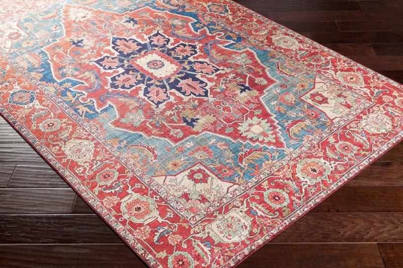 Mark&Day 9x12 Nievre Traditional Burnt Orange Area Rug - Soft Orange Beige Carpet for Living Room, Bedroom, Kitchen & Office - Non-Slip Floor Covering (9' x 12') - Perfect for Home Decor, Family Gatherings & Cozy Spaces