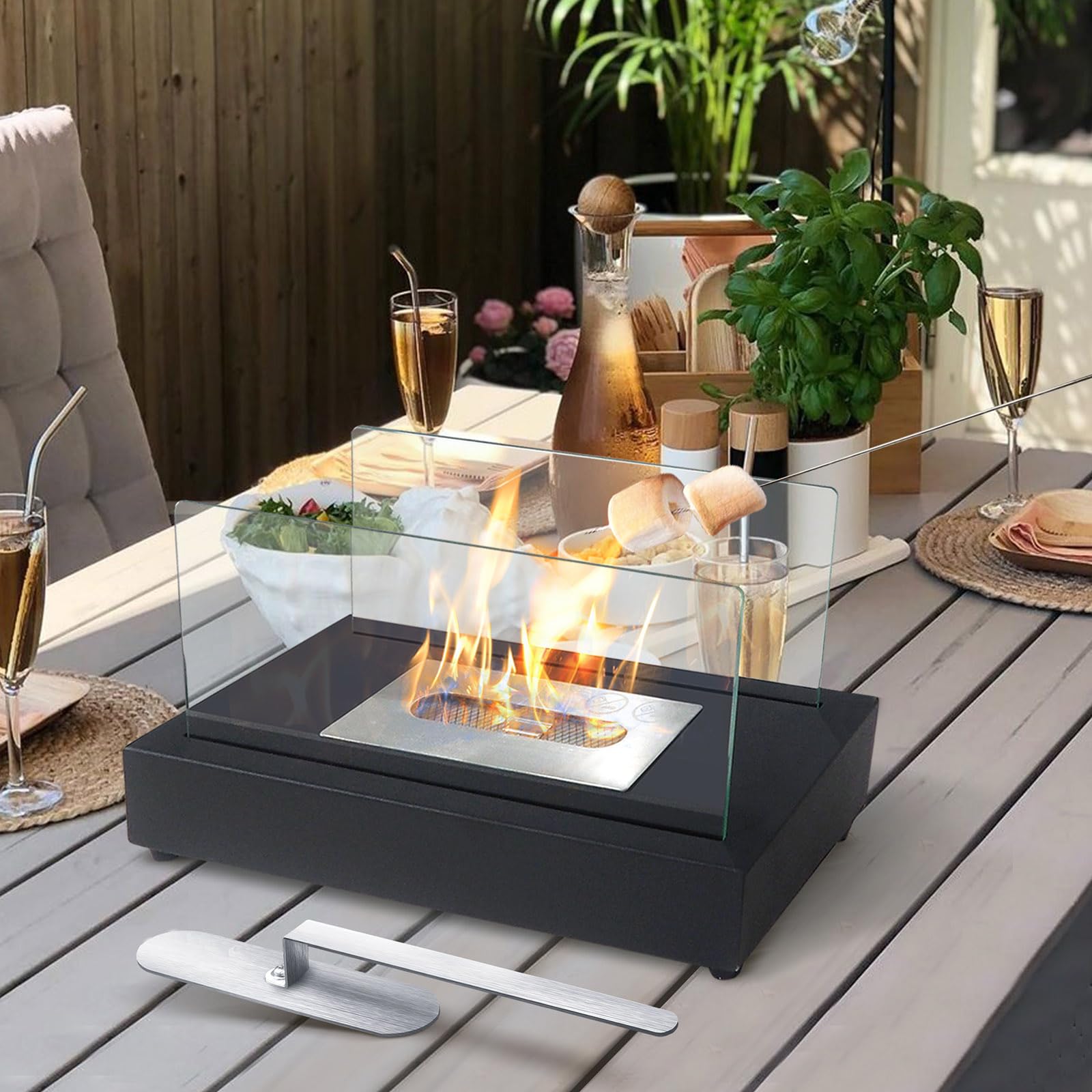 Skypatio Portable Indoor/Outdoor Patio Decor - Upgrade Your Home & Garden with Stylish Accents for Living Room, Balcony, or Backyard