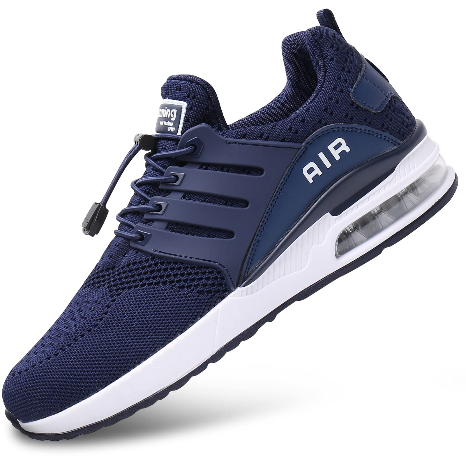 BOGOVER Men's Walking Shoes - Non-Slip Running Tennis Shoes with Air Cushion, Breathable & Lightweight Sneakers for Gym, Jogging, Workout & Outdoor Activities