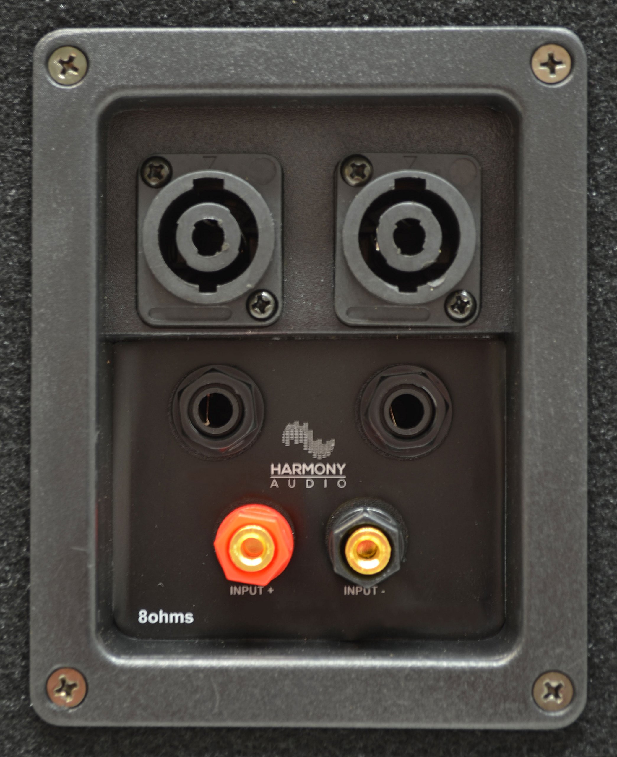 Harmony Audio HA-V12P Pro DJ 12-Inch 450W Passive PA Speaker with Speakon Cable & Stand - Perfect for Live Music, DJ Performances, and Outdoor Events