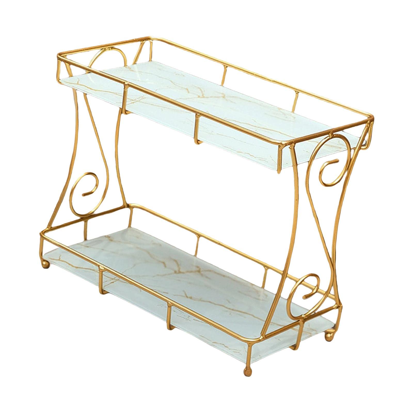 Nordic Style White Storage Shelves - Makeup Organizer for Lipstick, Skincare & Bathroom Vanity | Compact Desk Shelf with Multi-Compartment Design | Perfect for Cosmetics Display, Bathroom Organization & Bedroom Decor