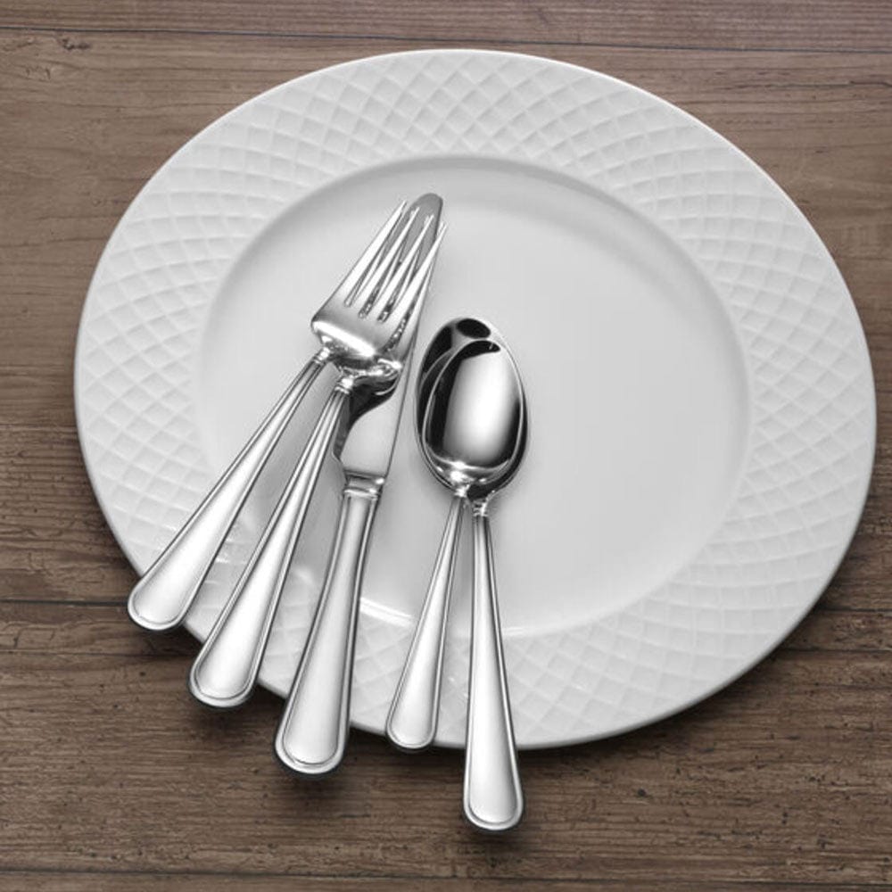 Virtuoso 65-Piece Stainless Steel Flatware Set - Service for 12 - Elegant Dinnerware for Formal Dining, Holiday Entertaining & Wedding Gifts