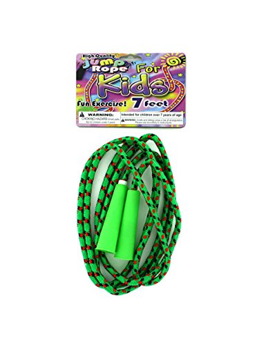 Bulk Colorful Jump Ropes - Case of 108 Pack - Durable Fitness Ropes for Kids, Adults, Gym Workouts & Outdoor Exercise