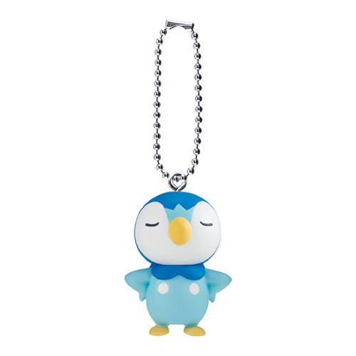 Bandai 1 Inch Mini Figure - Pokemon Expressions of Piplup Anime Swing Mascot | Collectible Toy for Kids, Fans & Gift Ideas | Perfect for Display, Play & Anime Collections