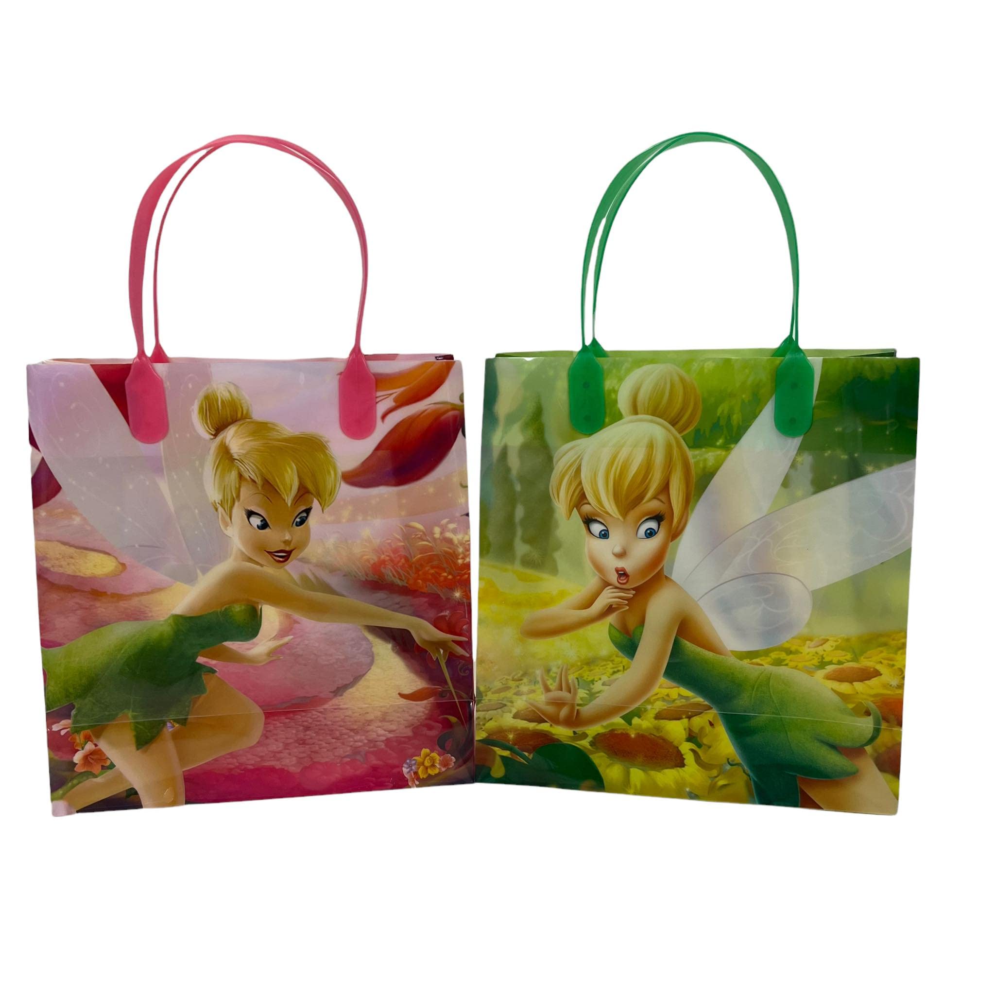 24-Piece Tinkerbell Fairies Party Favor Bags - Disney Fairies Themed Goodie Bags for Birthday Party Favors, Baby Shower Gifts & Kids Celebration Supplies (Perfect for Fairy-Themed Parties & Magical Gift Giving)