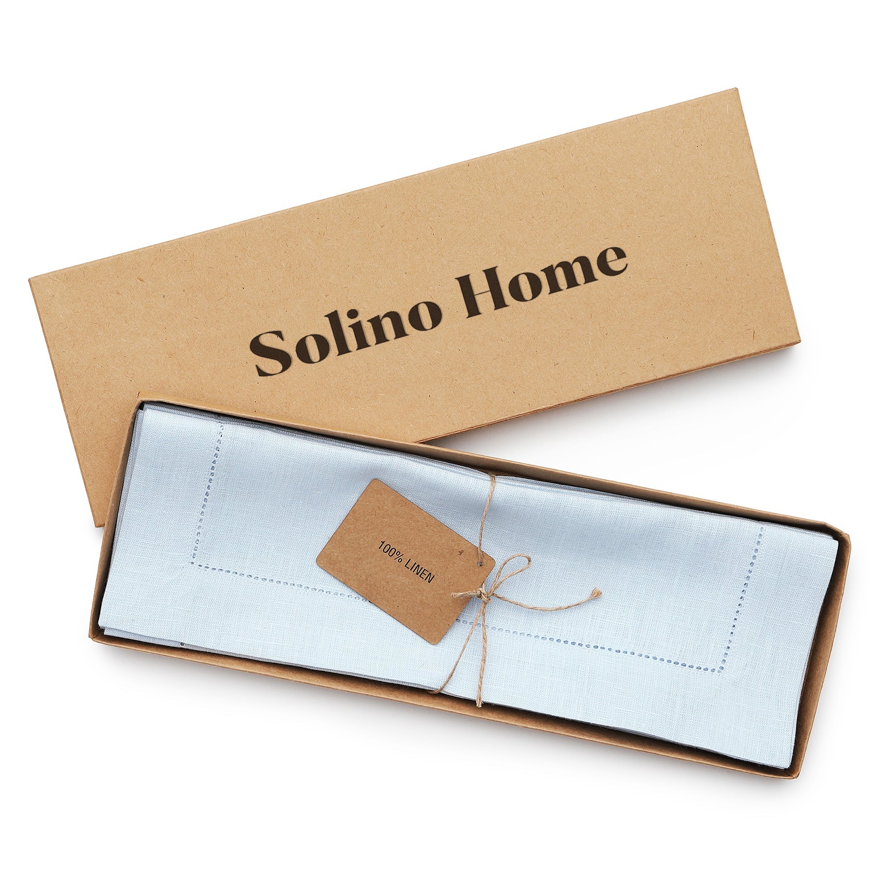Elegant Classic Hemstitch Placemats Set of 4 - Premium Linen Table Mats for Dining Room Decor, Wedding & Holiday Table Setting - Perfect for Formal Dinner Parties & Home Decor