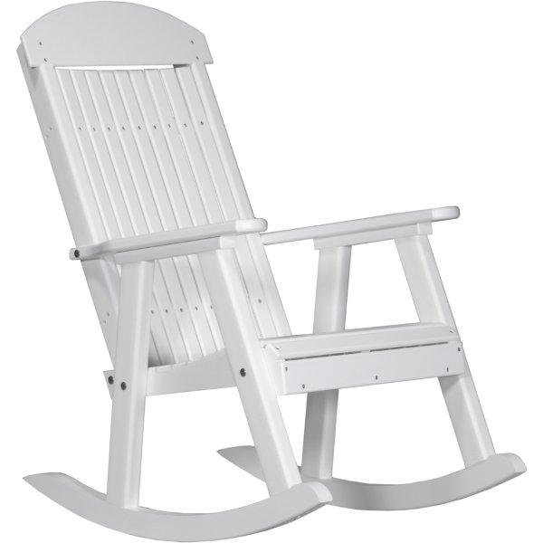 Poly Porch Rocker Chair - Durable Outdoor Rocking Chair for Patio, Garden & Deck - Perfect for Relaxing, Reading & Enjoying Nature
