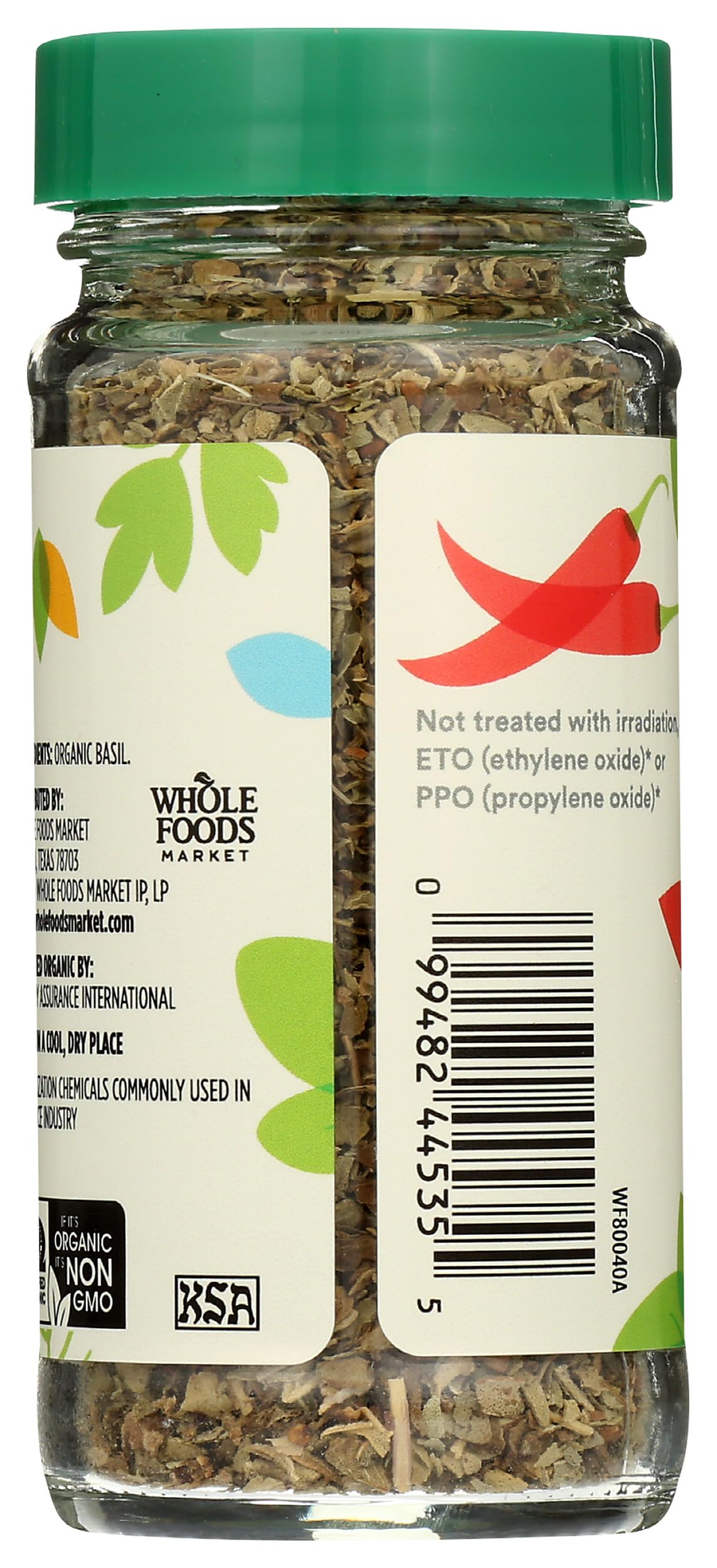 365 by Whole Foods Market, Organic Basil, 0.46 oz (13g) - Perfect for Italian Cooking, Pasta, Pizza & Fresh Salads