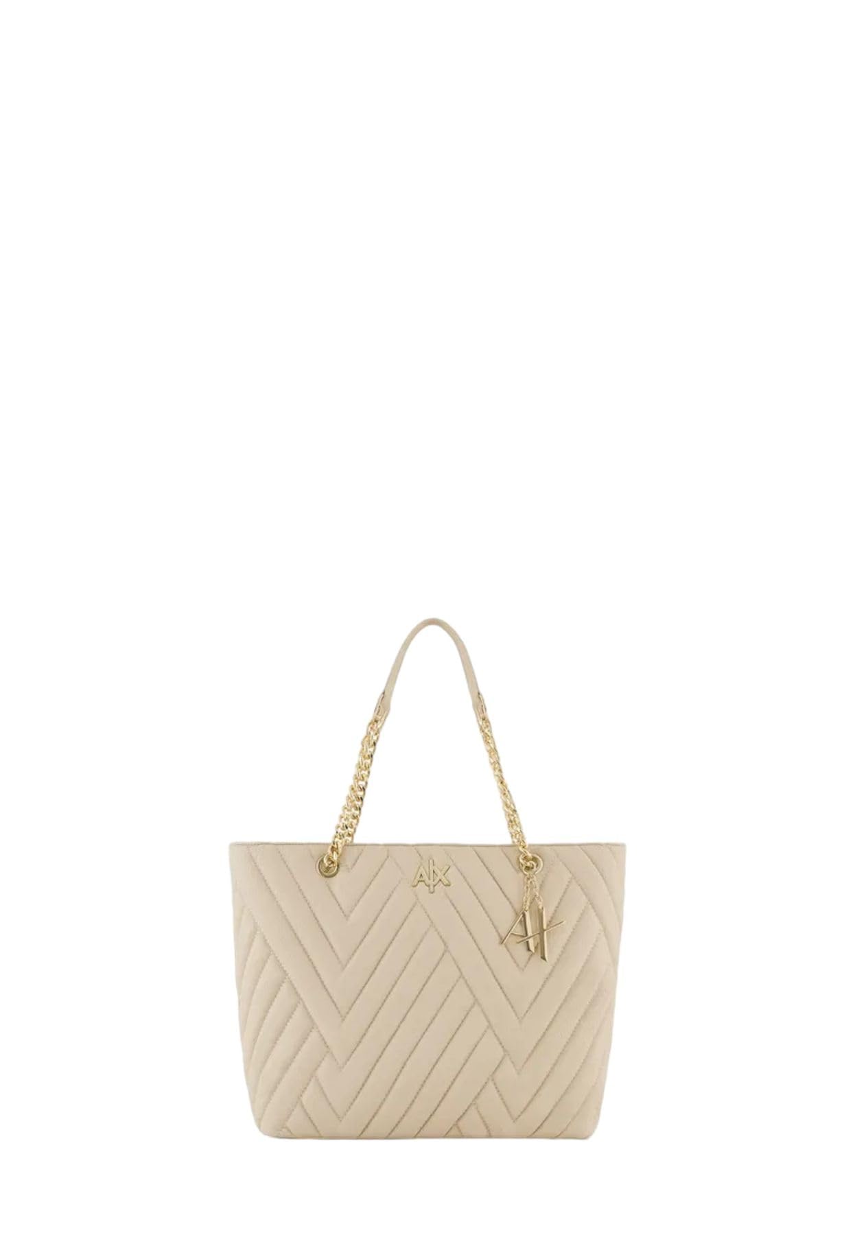 ARMANI EXCHANGE Margareth Tote Bag in Dusty Ground - Stylish Designer Handbag for Women | Perfect for Work, Travel & Everyday Use