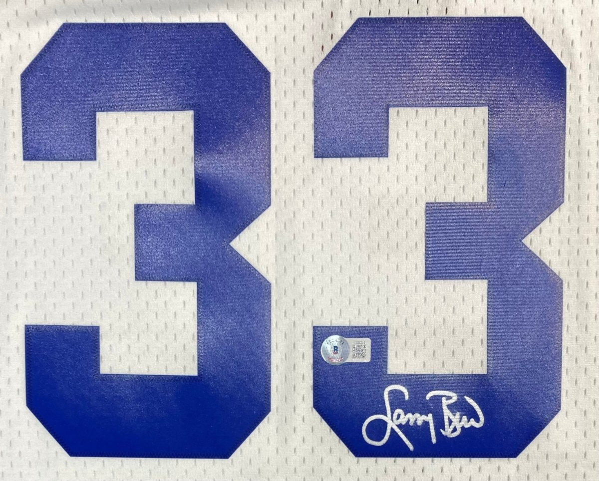 Larry Bird Autographed Boston Celtics All-Star Mitchell & Ness Hardwood Classics Swingman Jersey - BAS ITP - Perfect for NBA Memorabilia Collectors and Celtics Fans