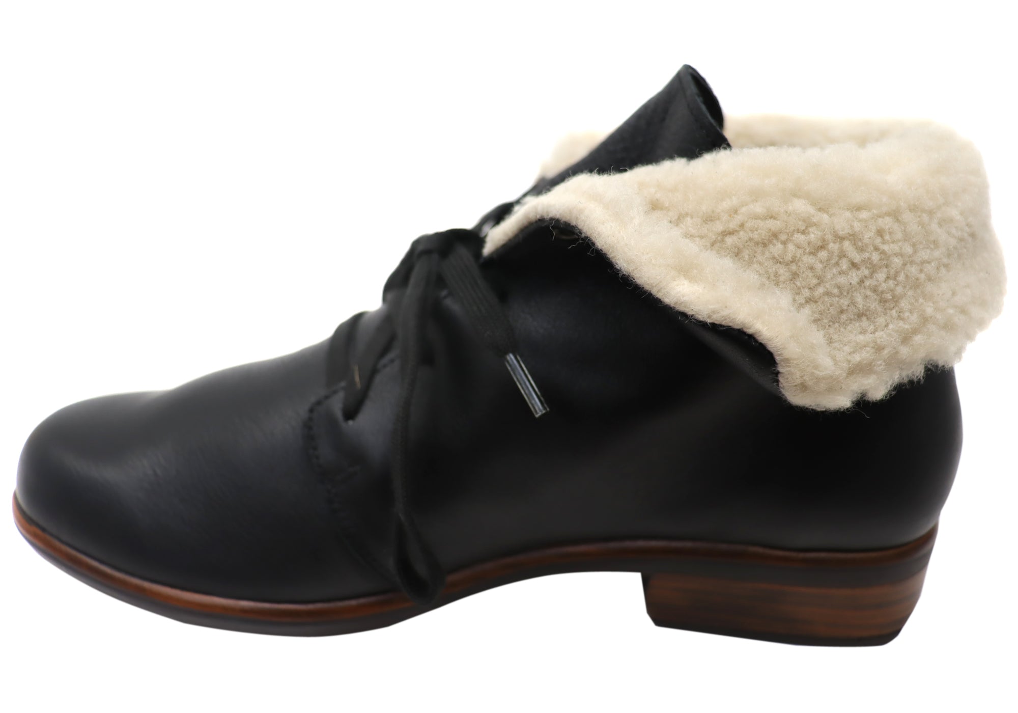 Naot Pali Women's Leather Comfortable Lace-Up Ankle Boots - Stylish & Supportive Footwear for Work, Travel & Everyday Wear