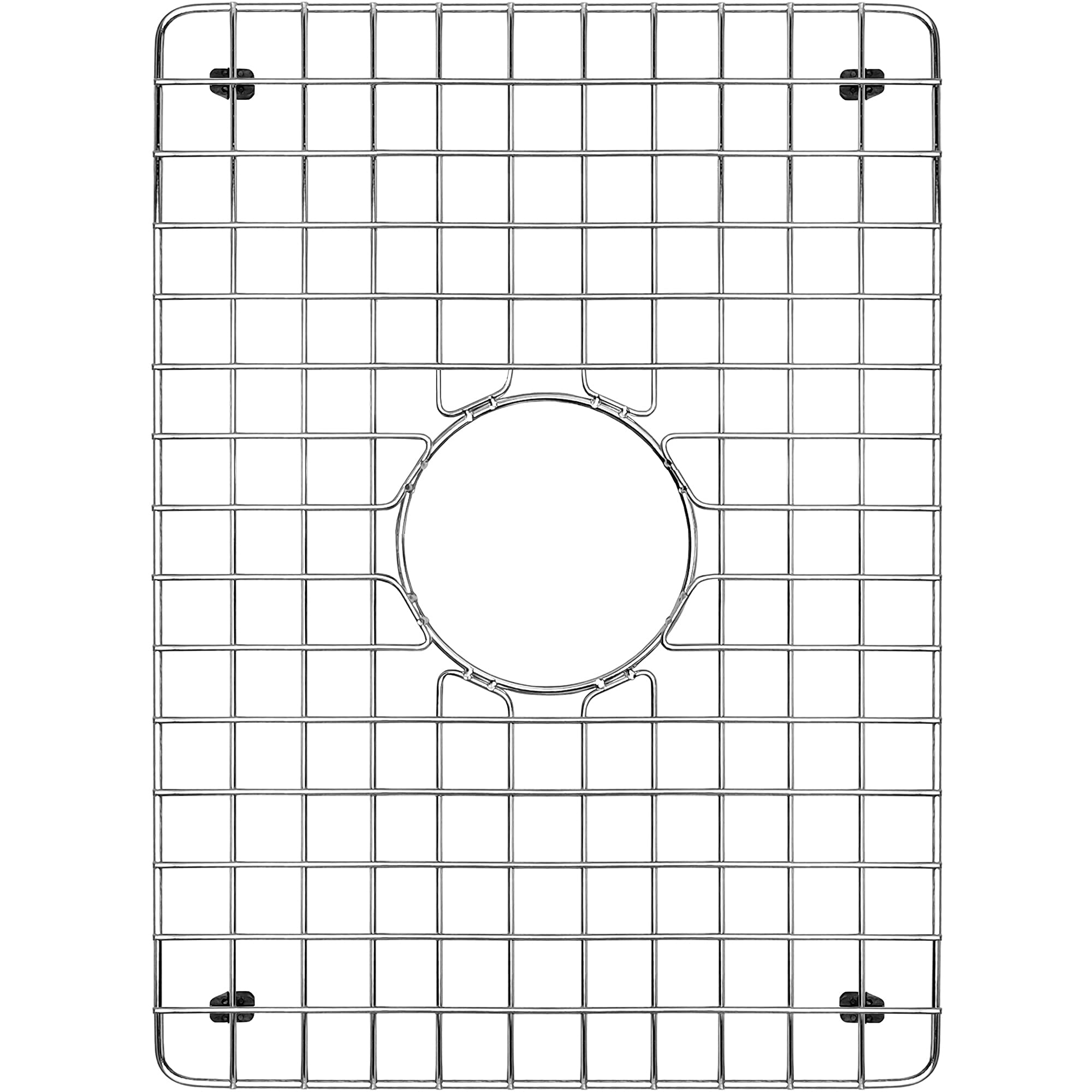 Whitehaus Collection WHNCMAP3621EQG Stainless Steel Kitchen Grid Organizer - Perfect for Countertop, Pantry & Cabinet Storage