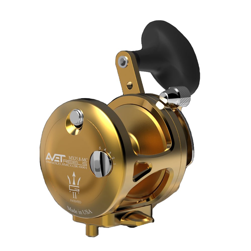 Avet MXJ G2 5.8:1 Single Speed Fishing Reel - Saltwater & Freshwater Spinning Reel for Offshore & Inshore Fishing