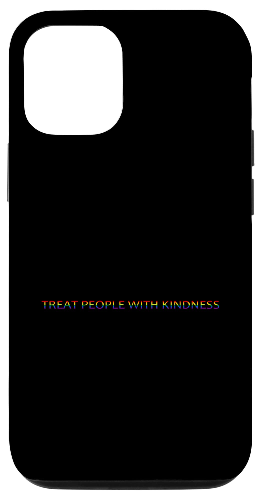 iPhone 12/12 Pro Case - Queer LGBTQ+ Pride Design with Kindness Message, Equality & Love Theme - Perfect for Pride Month, LGBTQ+ Events & Everyday Use