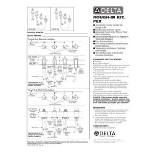 Delta R4707-MF Classic Roman Tub Faucet with Handshower - Chrome Finish, PEX Cold Expansion Technology - Perfect for Luxury Bathrooms & Spa Retreats