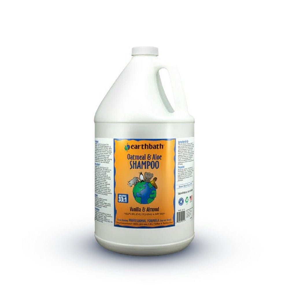 Oatmeal & Aloe Vera Shampoo for Dogs & Cats - Gentle Itch Relief & Moisturizing Pet Shampoo for Sensitive Skin - Perfect for Bathing, Grooming & Allergy Relief at Home