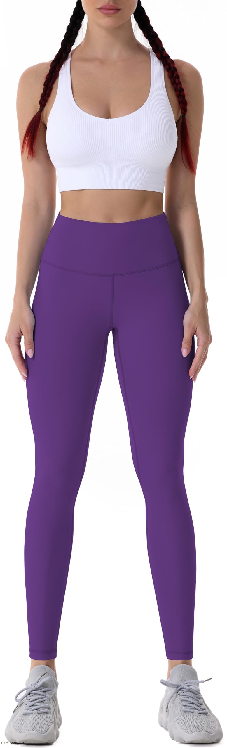 Sunzel Women's High Waist Tummy Control Workout Leggings - Yoga, Running, Gym & Everyday Wear