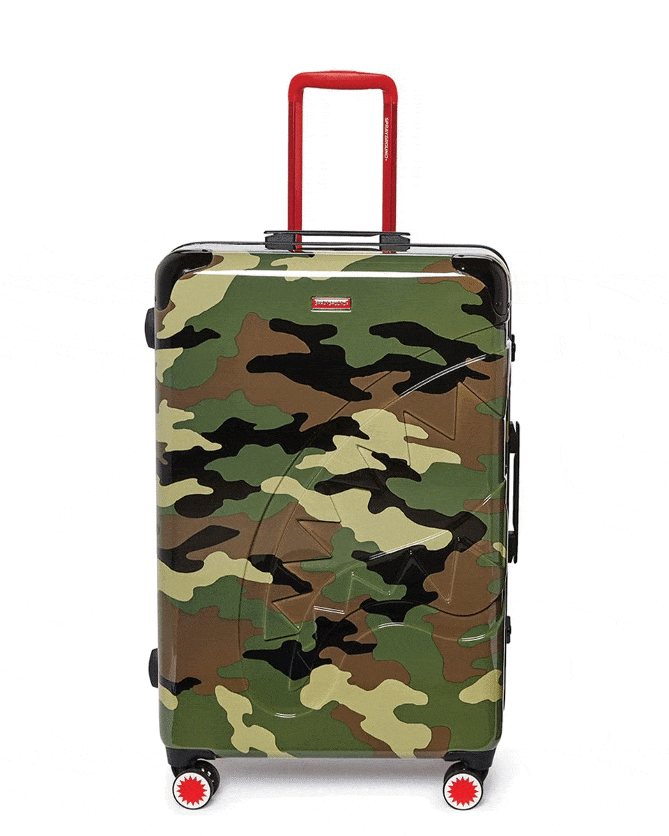 JUNGLE PARIS 29.5 Inch Full Size Sharkitecture Luggage - Durable Travel Suitcase for Business Trips & Vacations