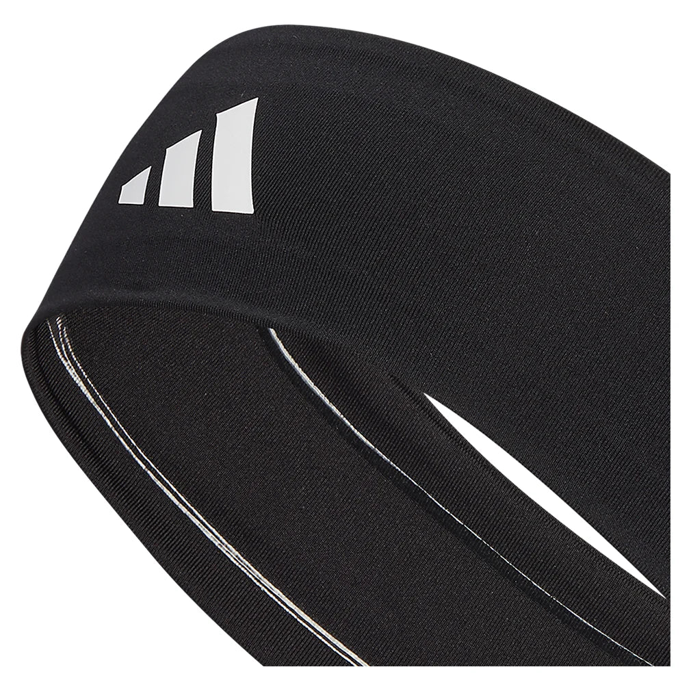 Alphaskin 3-Pack Black and White Headbands for Women - Soft Stretch Hair Bands for Workouts, Yoga, Running, and Everyday Use
