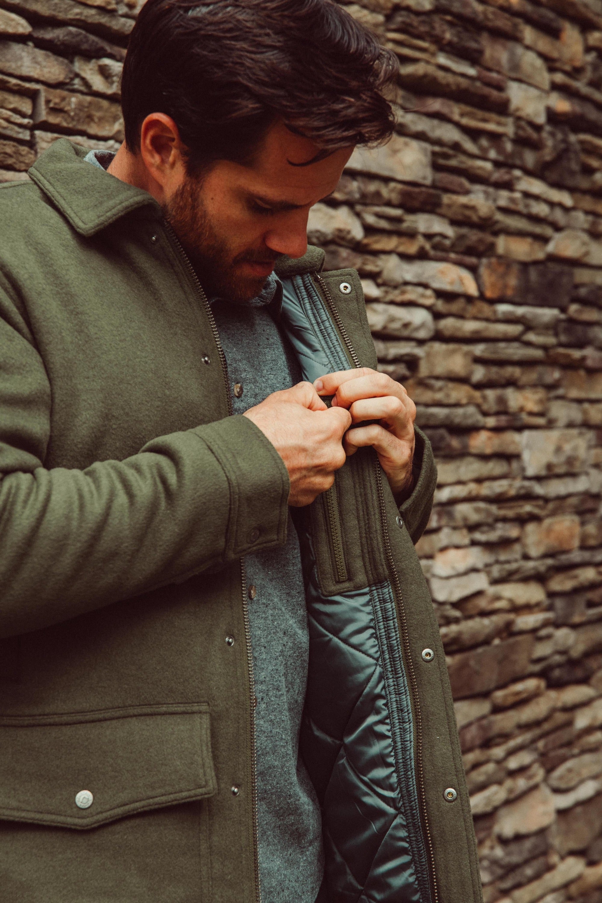 Premium Dover Wool Jacket for Men & Women - Warm Winter Coat with Stylish Design - Perfect for Outdoor Activities, Hiking & Cold Weather Fashion