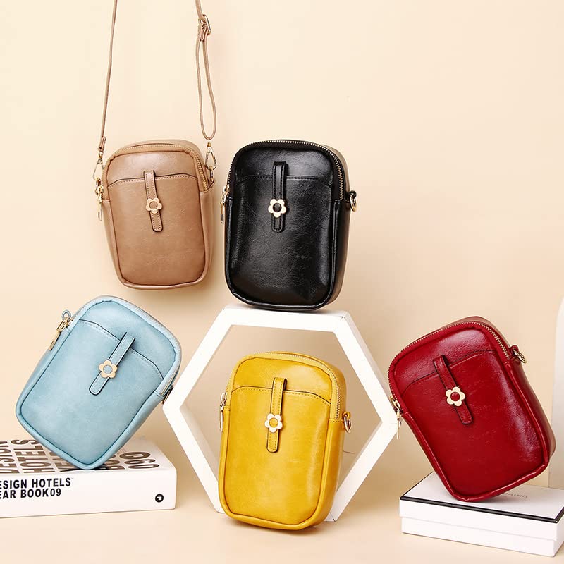 Stylish Women's Messenger Shoulder Bag - Mini Bucket Crossbody Phone Purse with Wallet (Color A) - Perfect for Work, Travel & Daily Essentials