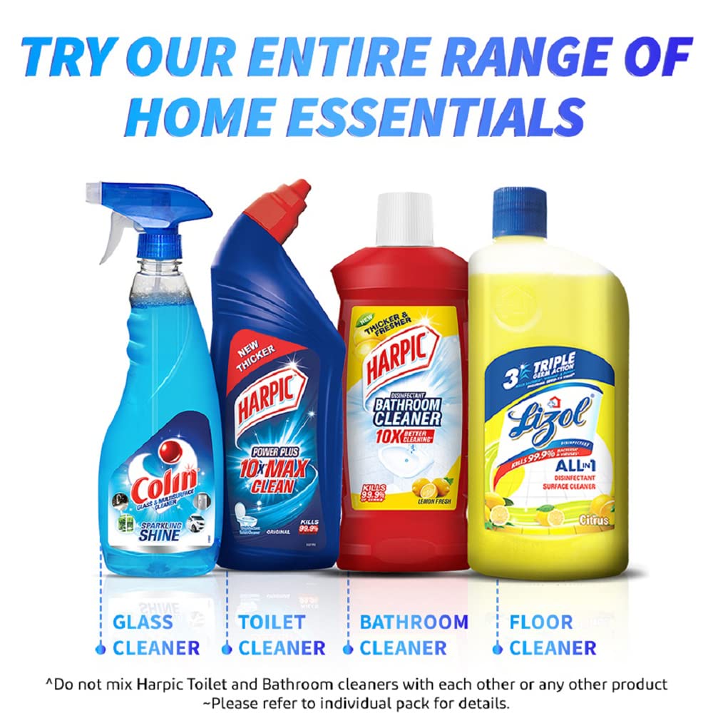 Lizol 1800ml Floral Disinfectant Surface & Floor Cleaner Liquid Refill Pack - Kills 99.9% Germs | All-Purpose Floor Cleaner for Tile, Wood & Marble | Ideal for Homes, Offices & Hospitals | India's #1 Trusted Floor Disinfectant