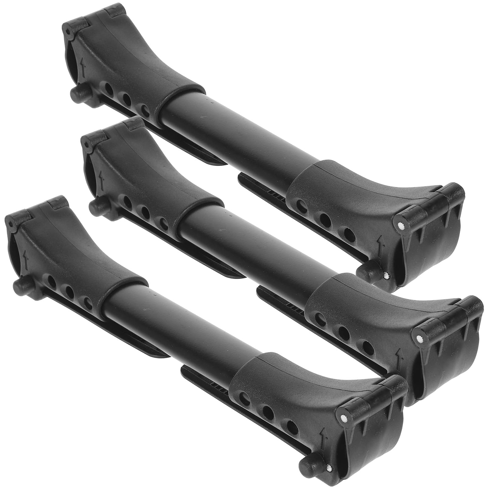 Universal Stroller Cart Connector - 3pcs Aluminum Tube Black Pushchair Accessories for Twin Baby Strollers | Perfect for Shopping, Travel & Outdoor Adventures with Kids