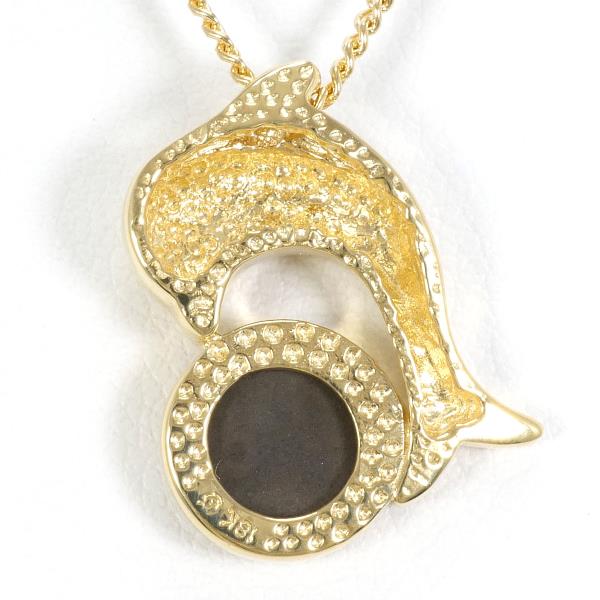18K Yellow Gold Ammolite Necklace - Elegant Gemstone Jewelry for Women | Perfect Gift for Birthday, Anniversary & Special Occasions