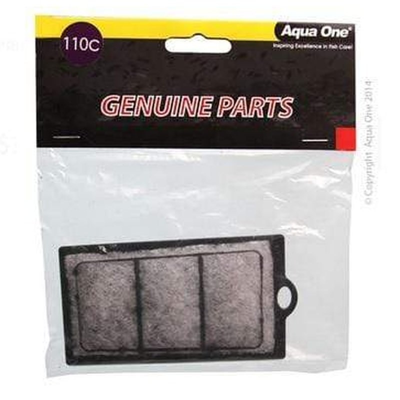 Aqua One Carbon Cartridge 1pk 110c for NanoSkim 40 - Premium Aquarium Filter Media for Nano Tanks | Perfect for Freshwater & Saltwater Fish Tanks, Improves Water Clarity & Quality