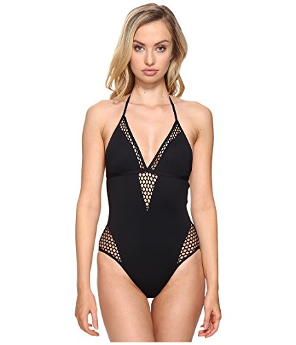 La Blanca Women's Standard Halter One Piece Swimsuit - Sexy High Cut Bathing Suit for Beach, Pool & Vacation | Tummy Control Swimwear with Adjustable Straps