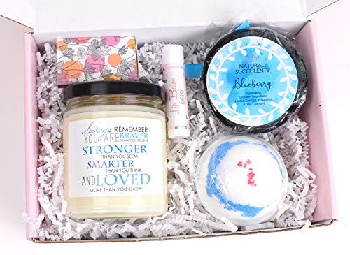 Personalized Spa Gift Box for Women - Self Care & Relaxation Gift Set - Thinking of You Present for Her - Cheer Up & Friendship Gift Box (XPL2) - Perfect for Birthdays, Anniversaries, Mother's Day & Stress Relief