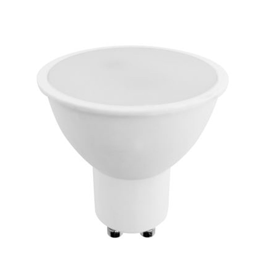 6W LED GU10 Bulb 3000K Warm White Light - Energy Efficient Dimmable Spotlight for Home, Kitchen, and Retail Lighting