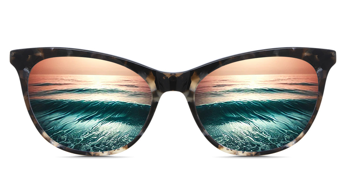 Gaia Women's Prescription Polarized Sunglasses - UV Protection, Anti-Glare for Driving, Outdoor & Fashion Use