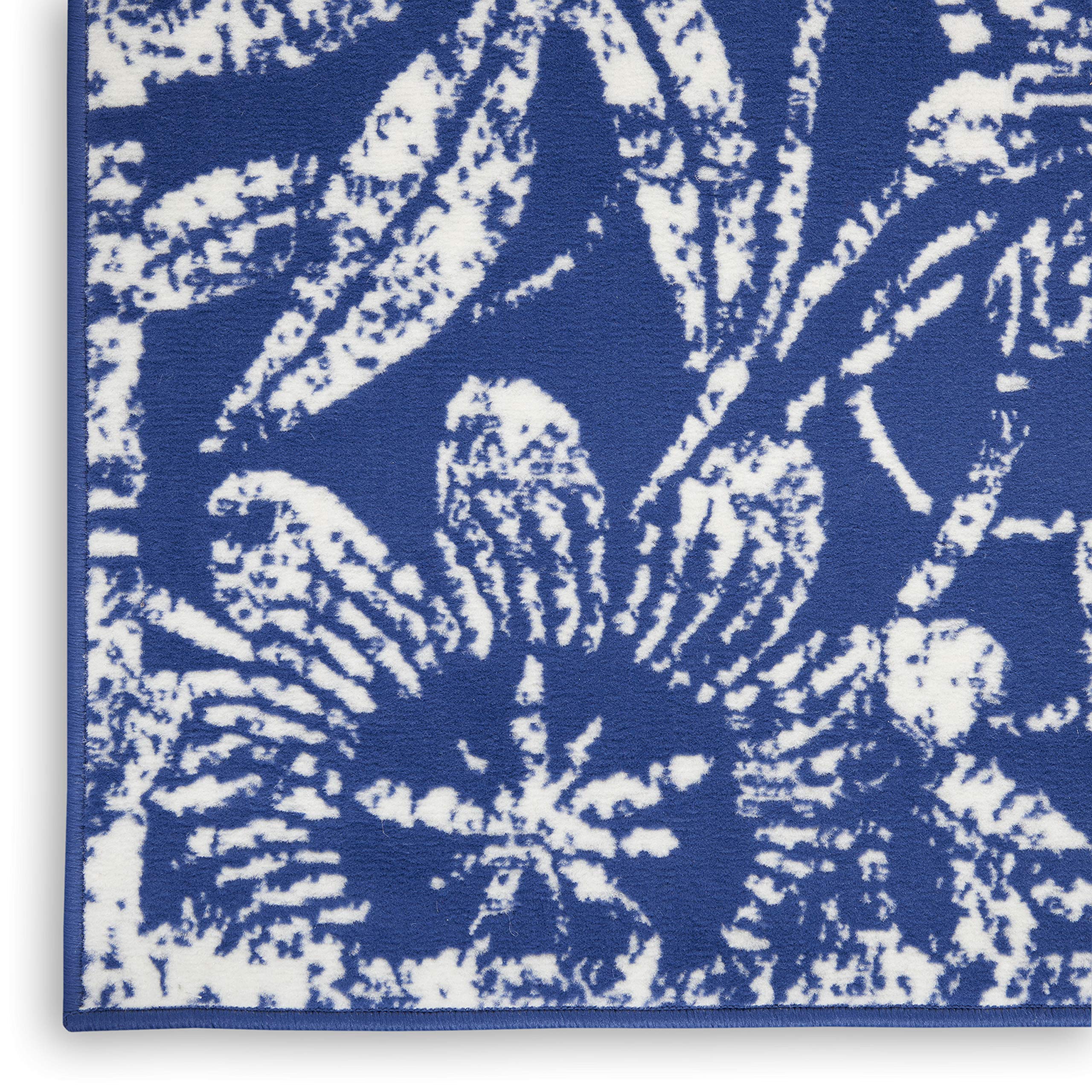 Nourison Whimsicle Floral Navy 8'4