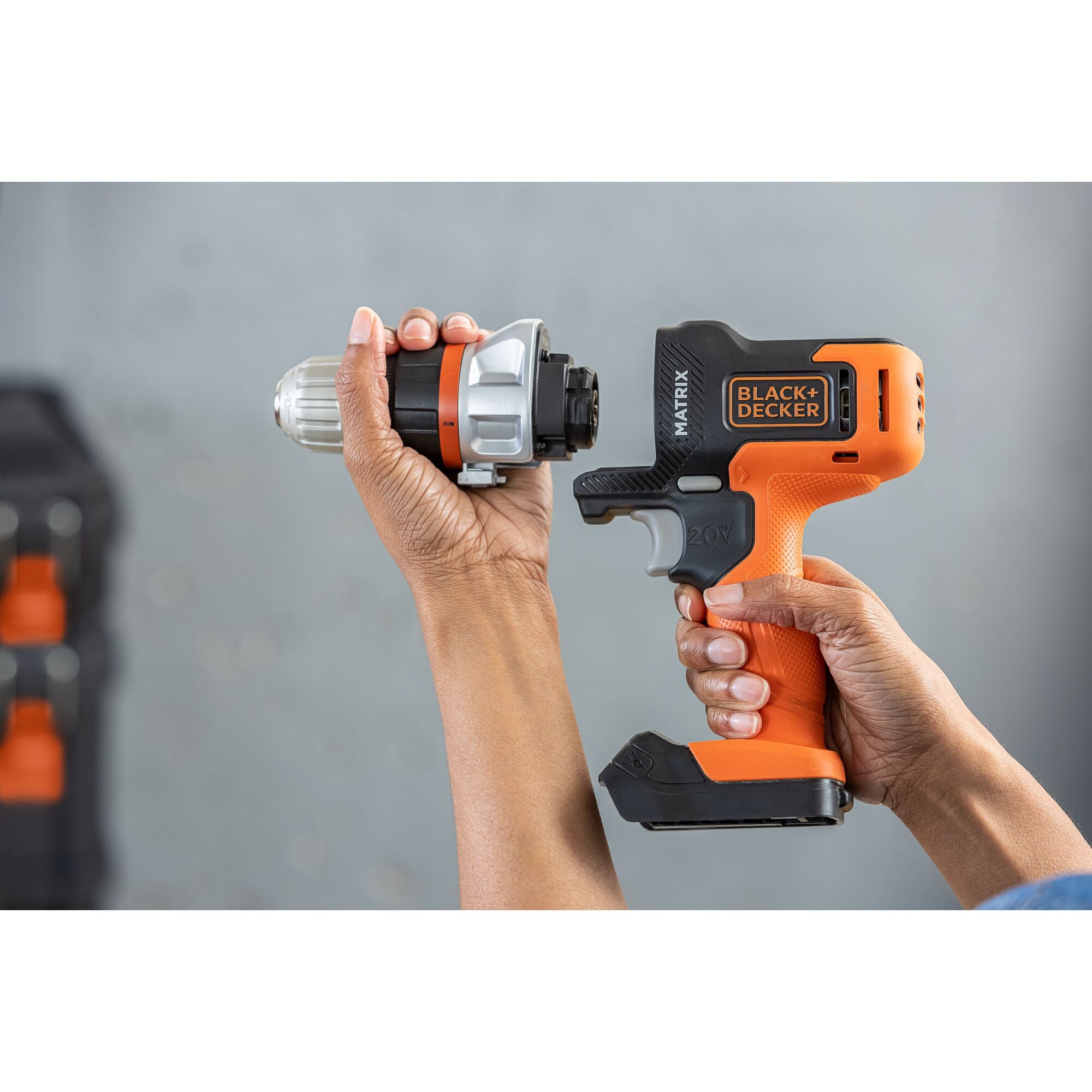 20V MAX* MATRIX™ Cordless Drill/Driver Kit with Lithium-Ion Battery, 1/2 Inch Keyless Chuck, 2-Speed Power Tool for DIY Home Improvement, Woodworking & Construction Projects