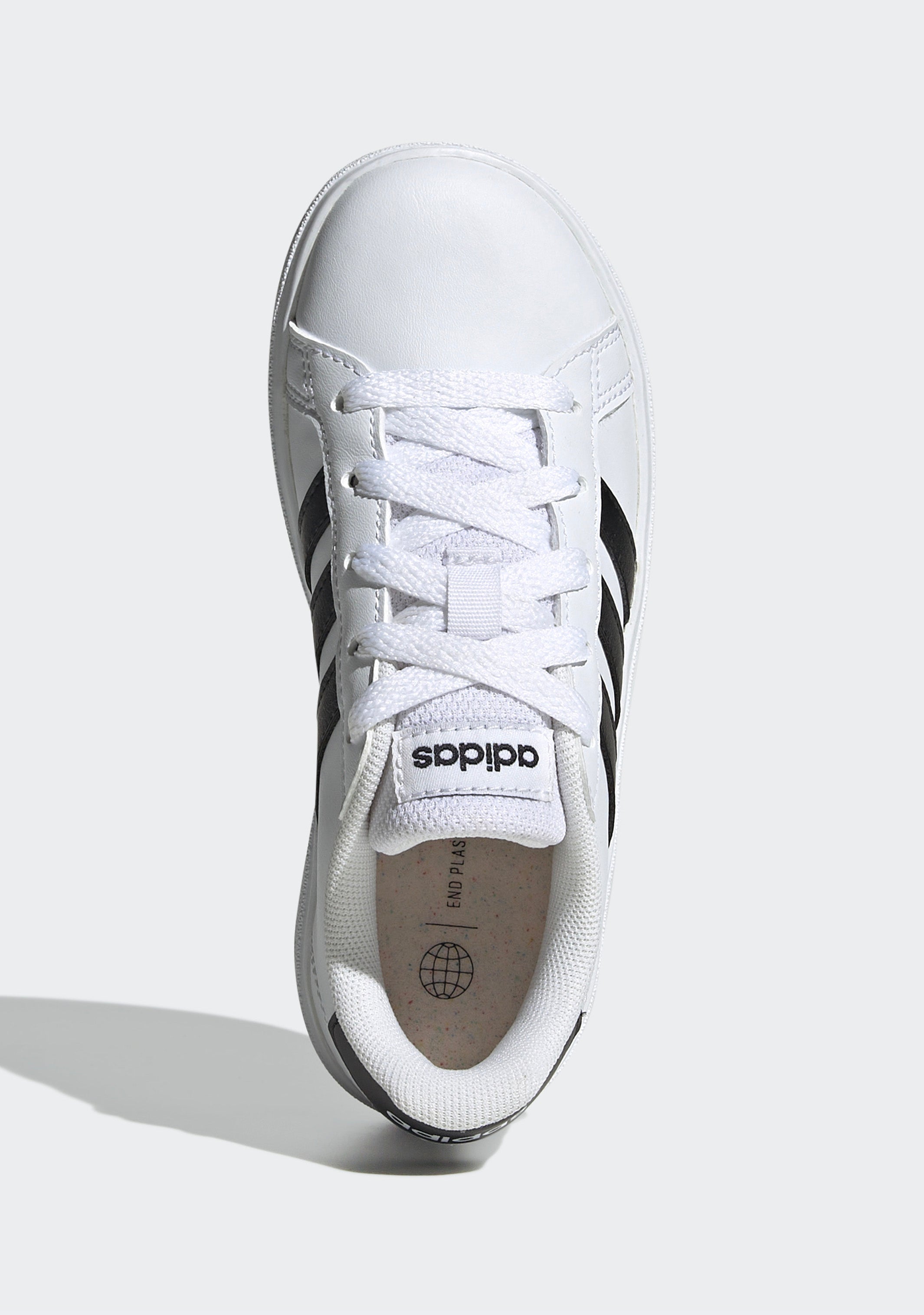 Adidas Grand Court 2.0 Kids' Sneakers - Lightweight Comfortable Tennis Shoes for Boys & Girls - Perfect for School, Sports & Everyday Wear