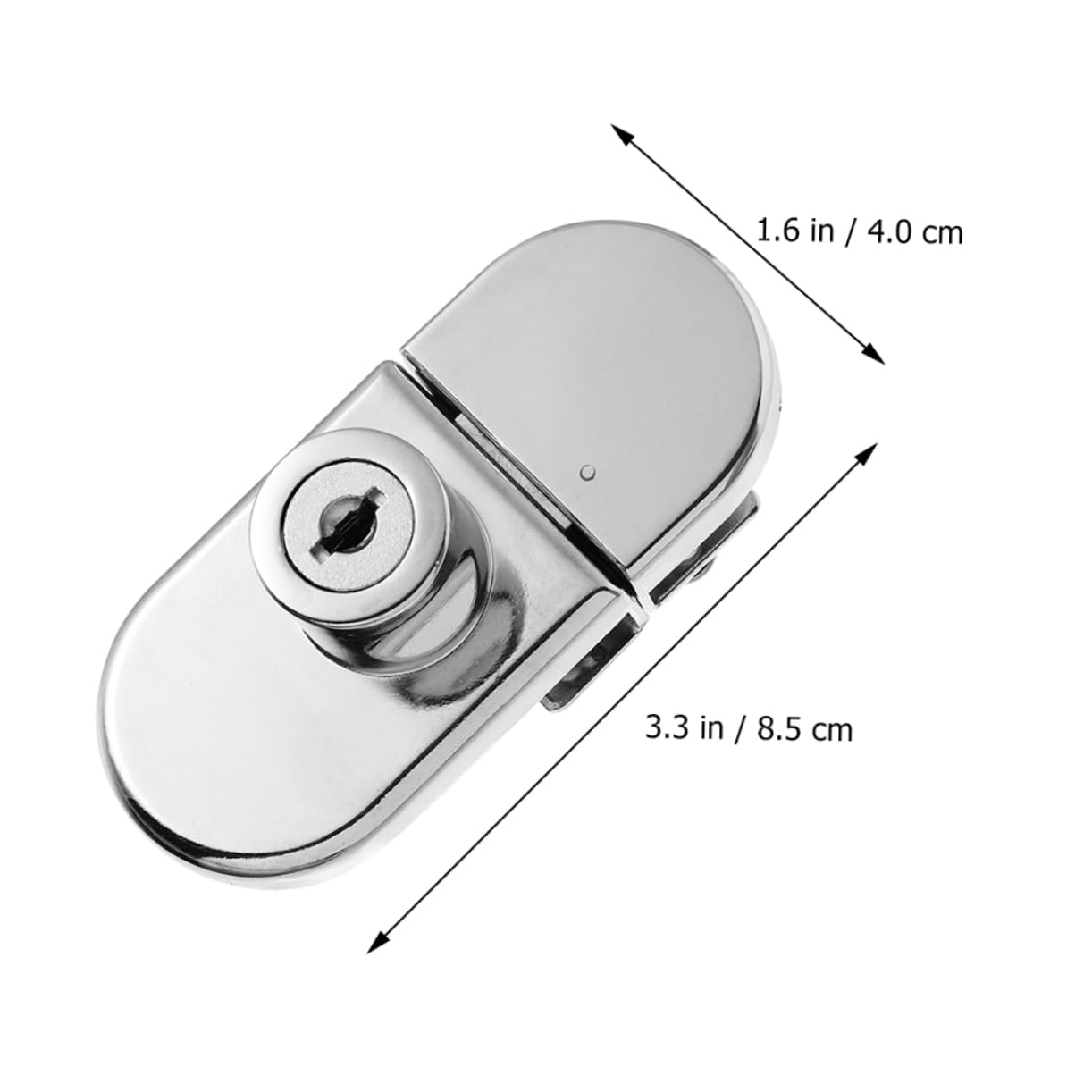 10 Sets Sliding Glass Cabinet Door Lock - Zinc Alloy Anti-Reverse Safety Lock for Display Cases & Showcases | Secure Home, Retail & Office Storage Solutions