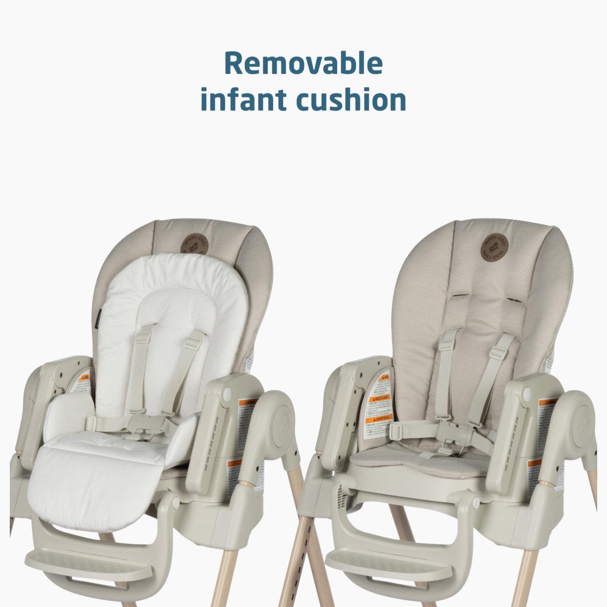 Maxi Cosi Minla 6-in-1 Adjustable Baby High Chair for Infants & Toddlers - Convertible Dining, Feeding, and Play Seat for Home & Restaurant Use