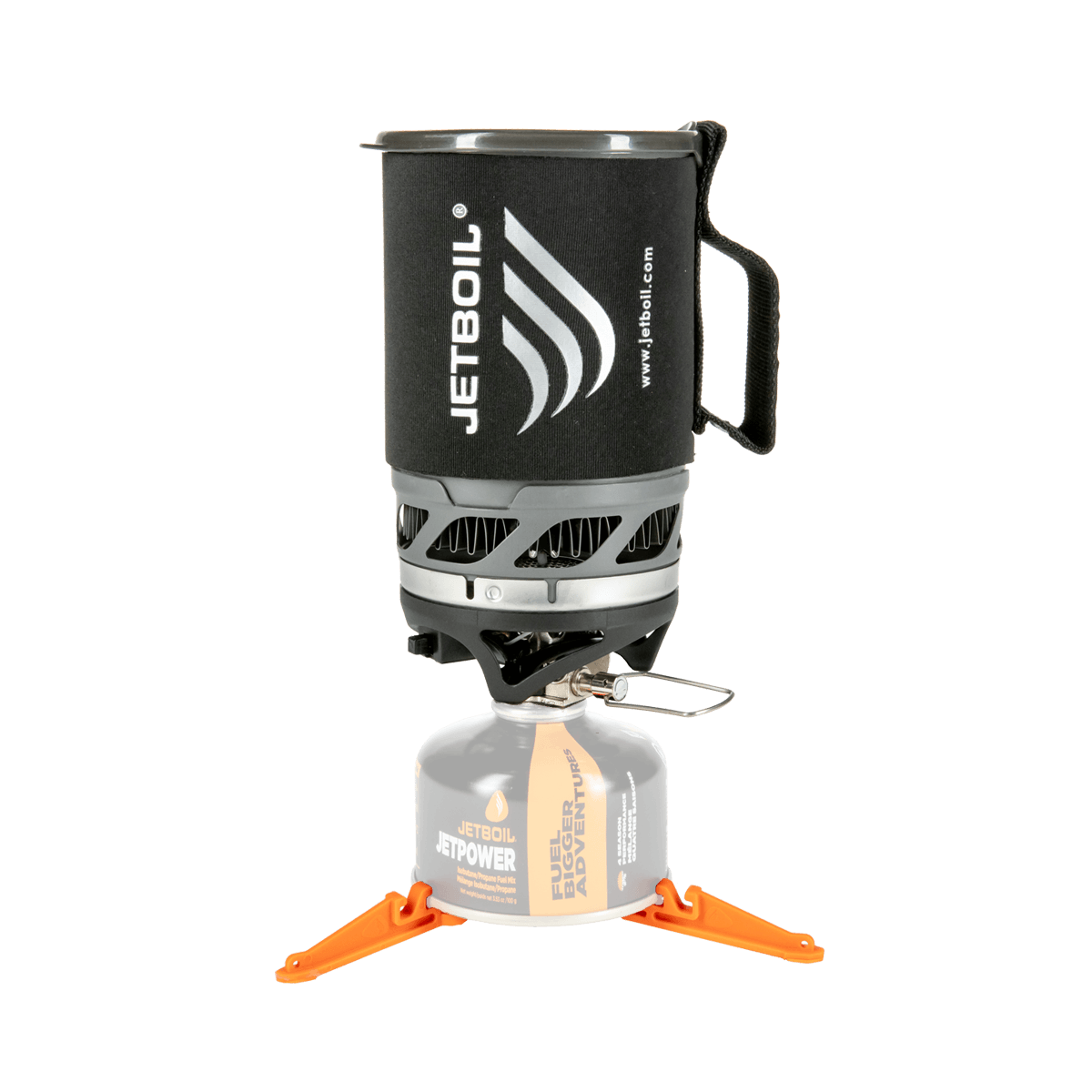 Jetboil MicroMo Carbon Camping Stove - Ultra-Light Portable Backpacking Stove for Hiking, Backpacking & Outdoor Adventures