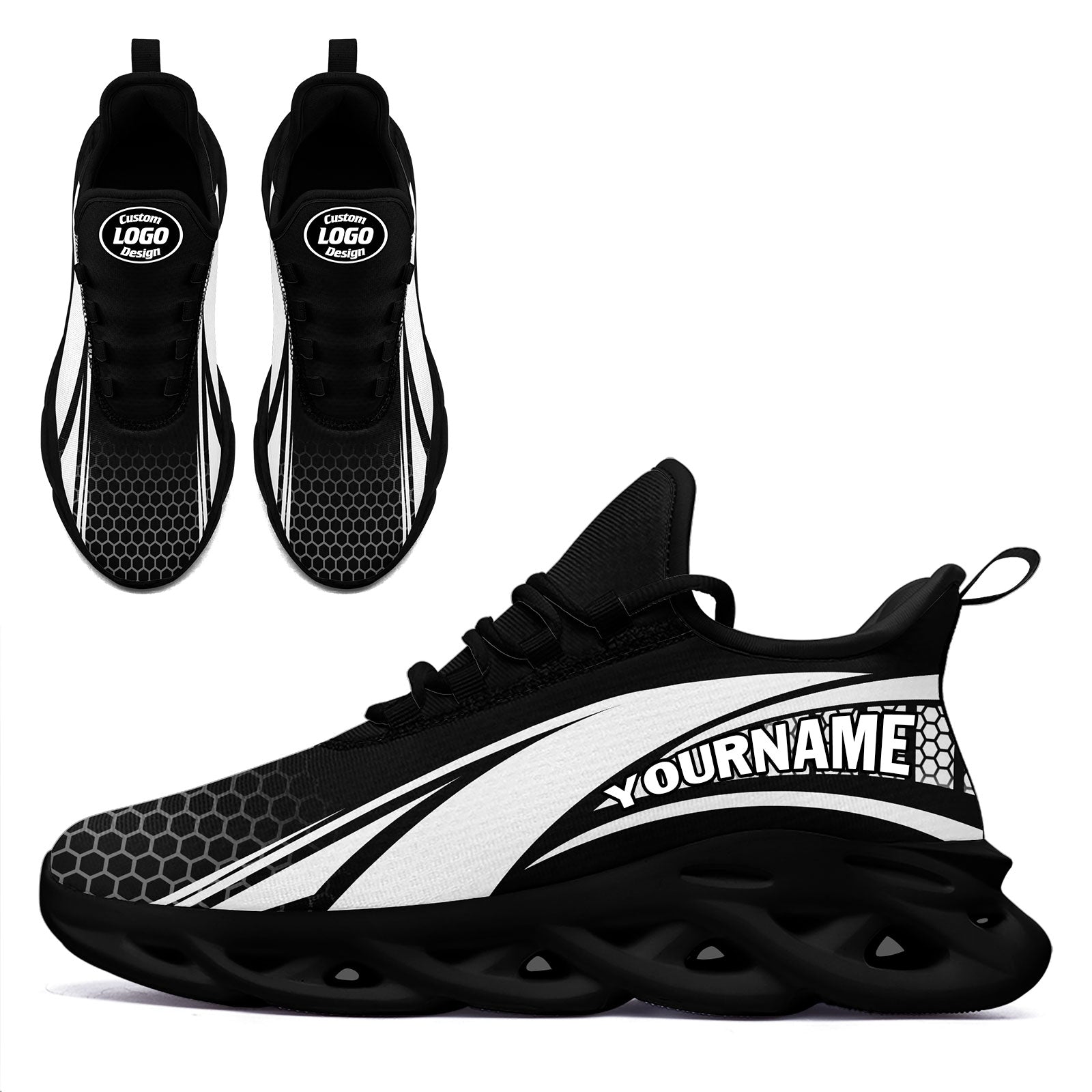 Custom Maxsoul Personalized Sneakers for Men & Women - Breathable Running Shoes FN003 E025022 Size 7 - Perfect for Gym, Workouts & Casual Wear
