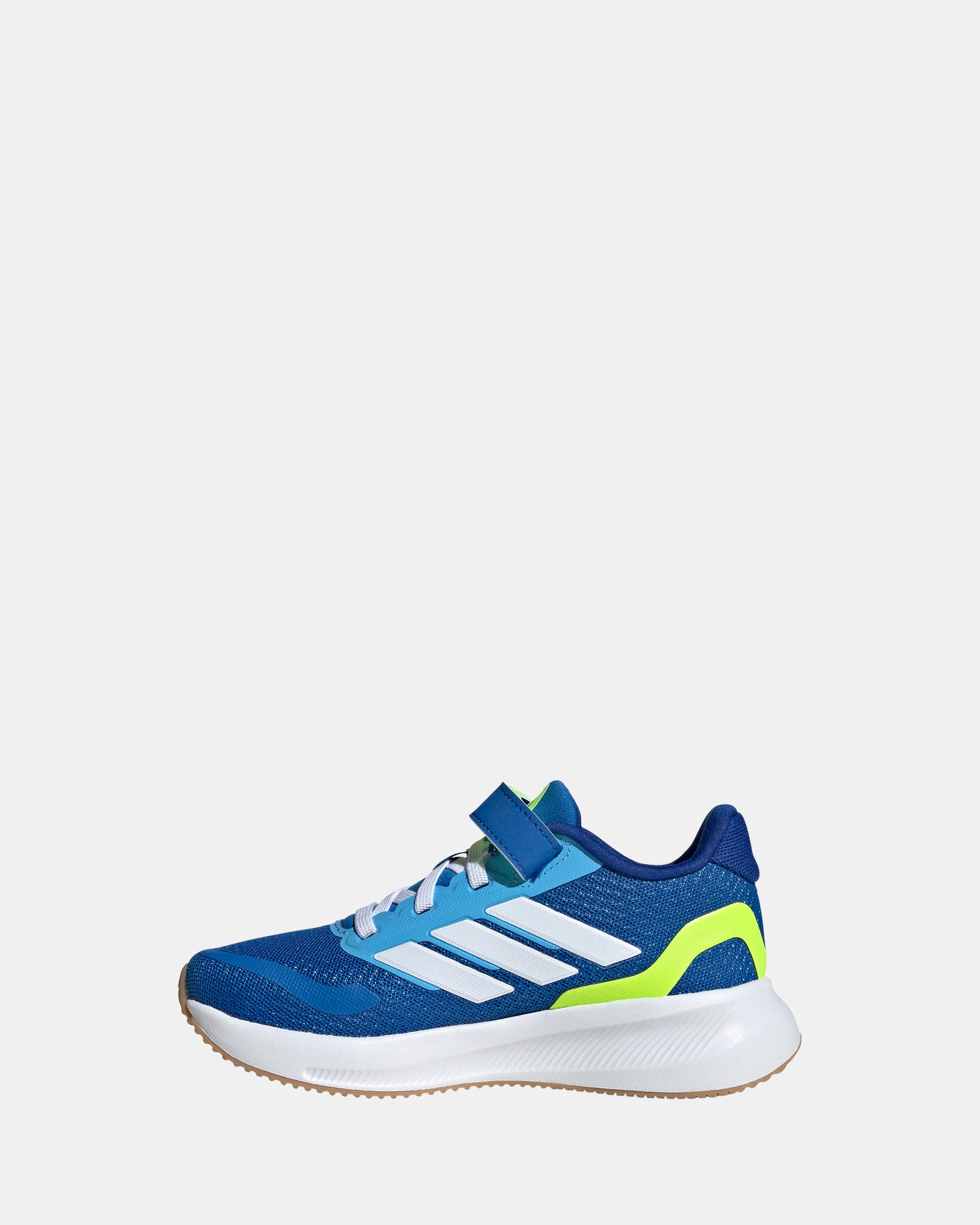 Runfalcon 5 Self-Fastening Kids Running Shoes - Bright Royal/White/Lucid Lemon for Preschoolers | Lightweight & Comfortable for Playtime, School & Outdoor Activities