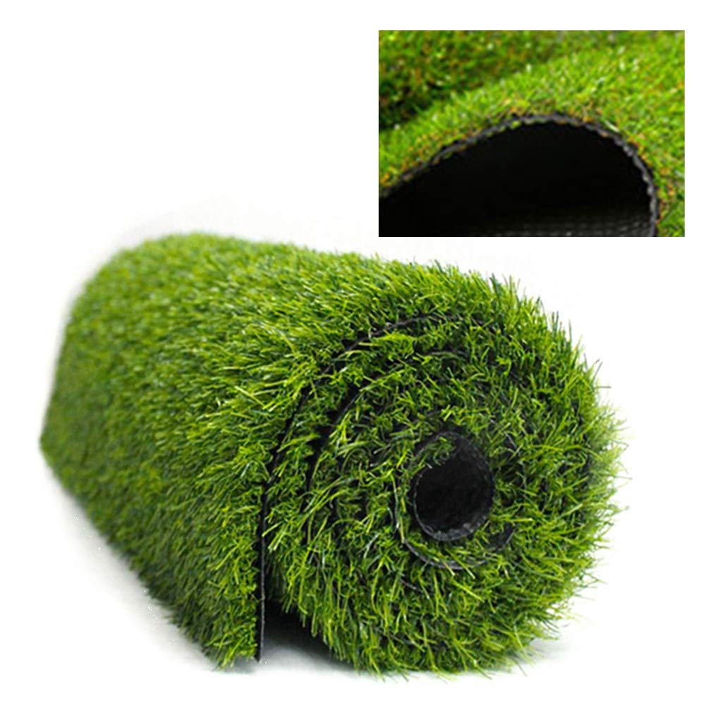 Premium 1.5cm Thick Artificial Grass Turf - Super Dense Fake Lawn Carpet for Outdoor Garden, Landscape, DIY Crafts & Home Decor | Perfect for Patio, Backyard, Balcony & Play Areas