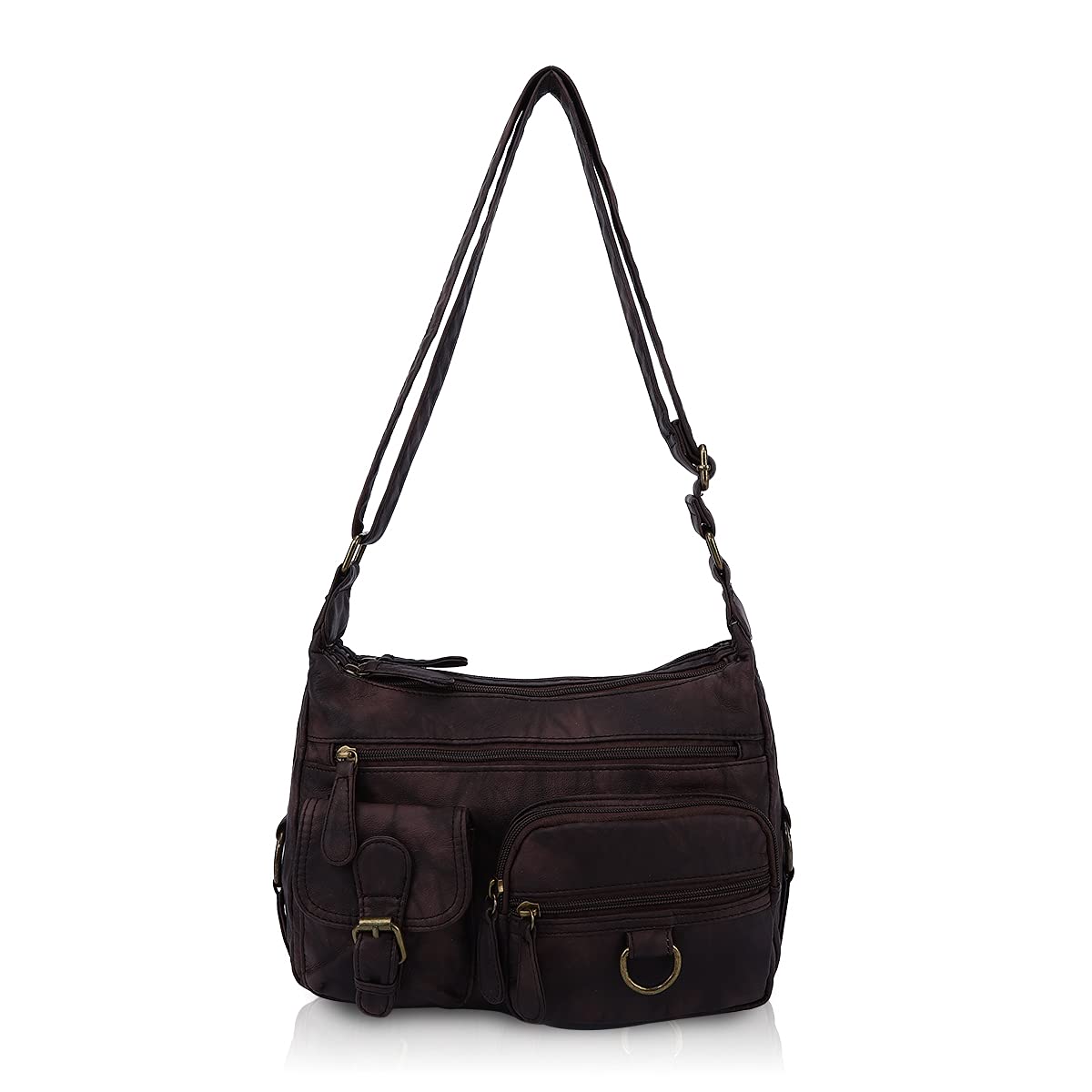 Angel Barcelo Women's PU Leather Crossbody Bag - Perfect for Daily Use & Travel
