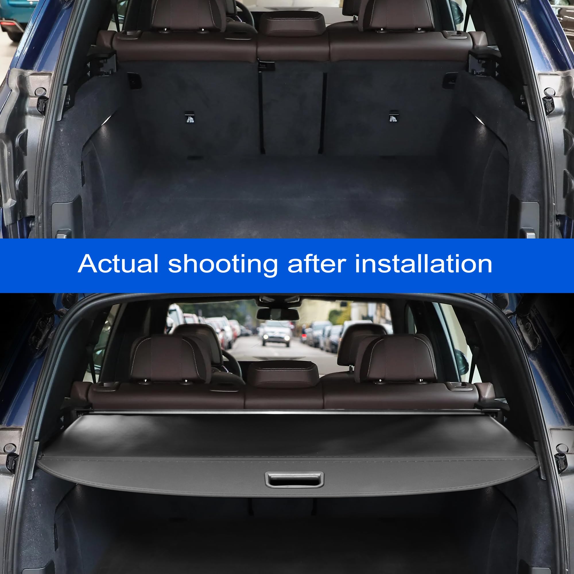 Premium Retractable Cargo Cover for BMW X5 (2019-2024) - Universal Trunk Liner, Luggage Security Shield & UV Protection | Perfect for Road Trips, Grocery Hauling & Outdoor Adventures