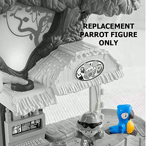 Fisher-Price Little People Share and Care Safari Playset FHF35 Replacement Parts - Includes 1 Parrot Figure | Toy Accessories for Kids' Pretend Play & Safari Animal Adventures