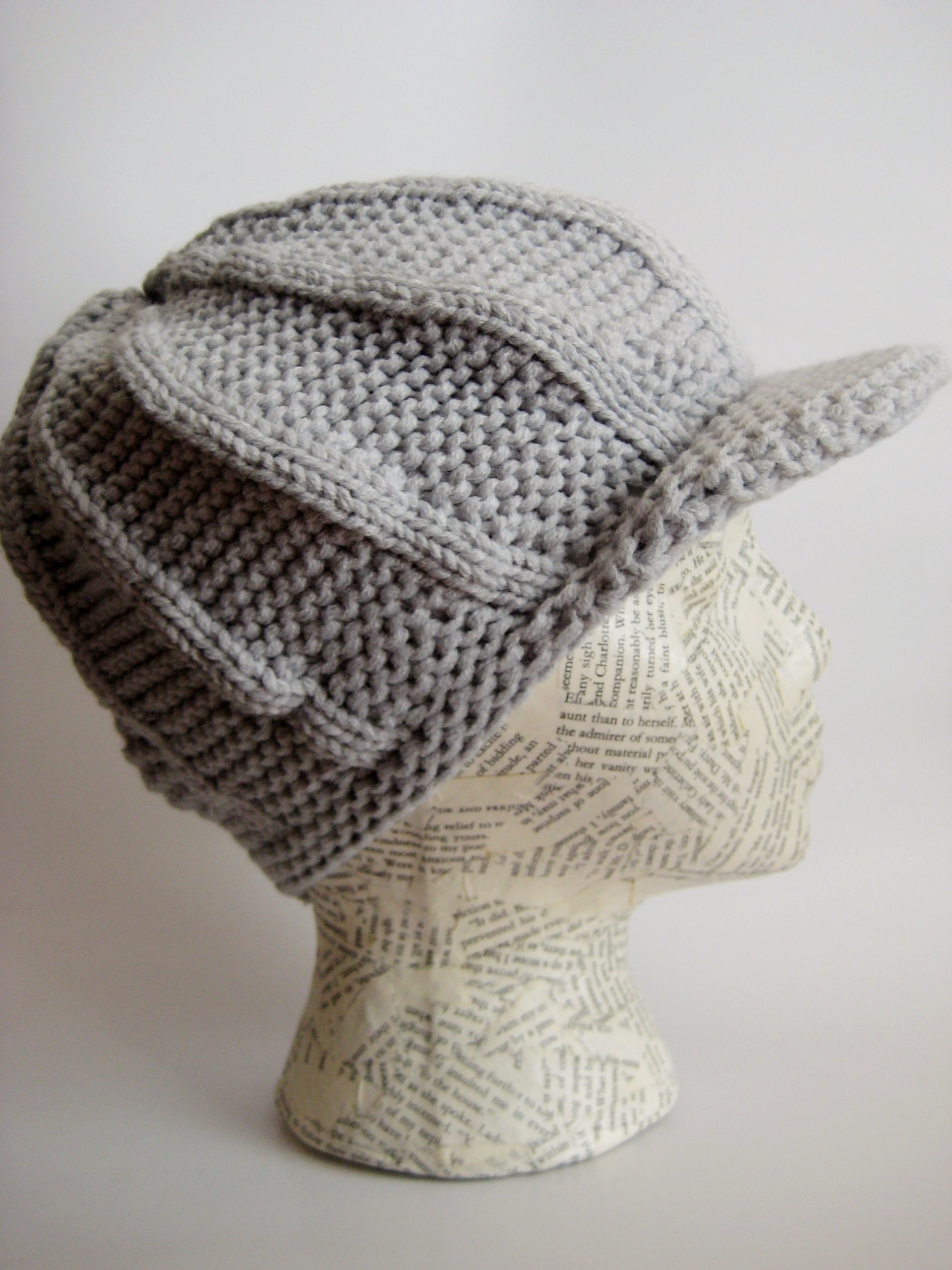 Women's Chunky Knit Winter Beanie Hat with Visor - Warm & Stylish Cold Weather Accessory for Outdoor Activities, Skiing, and Snowboarding