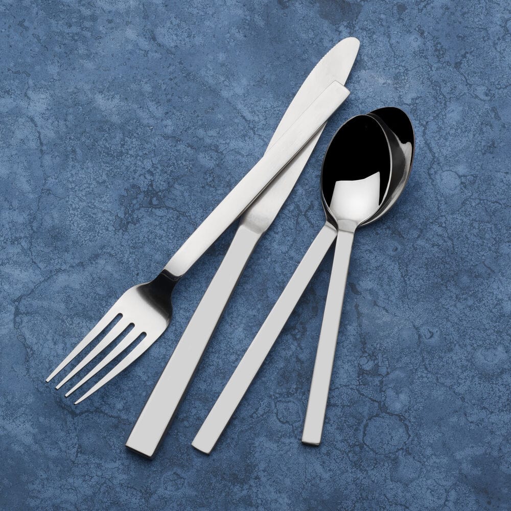 Graciela 16-Piece Stainless Steel Flatware Set - Service for 4 - Elegant Dinnerware Cutlery Set for Everyday Use & Formal Dining - Perfect for Restaurants, Weddings & Dinner Parties