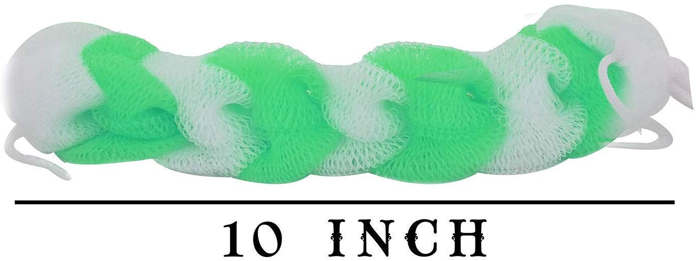 **Premium Long Handle Bath Loofah Sponge - Soft Exfoliating Back Scrubber for Men, Women & Kids - Ideal for Shower, Bath & Body Massage - Natural Exfoliation & Skin Care (Pack of 6)**    *(Use Case: Perfect for daily shower routines, deep exfoliation, spa-like massages, and gentle skin care for the whole family.)*