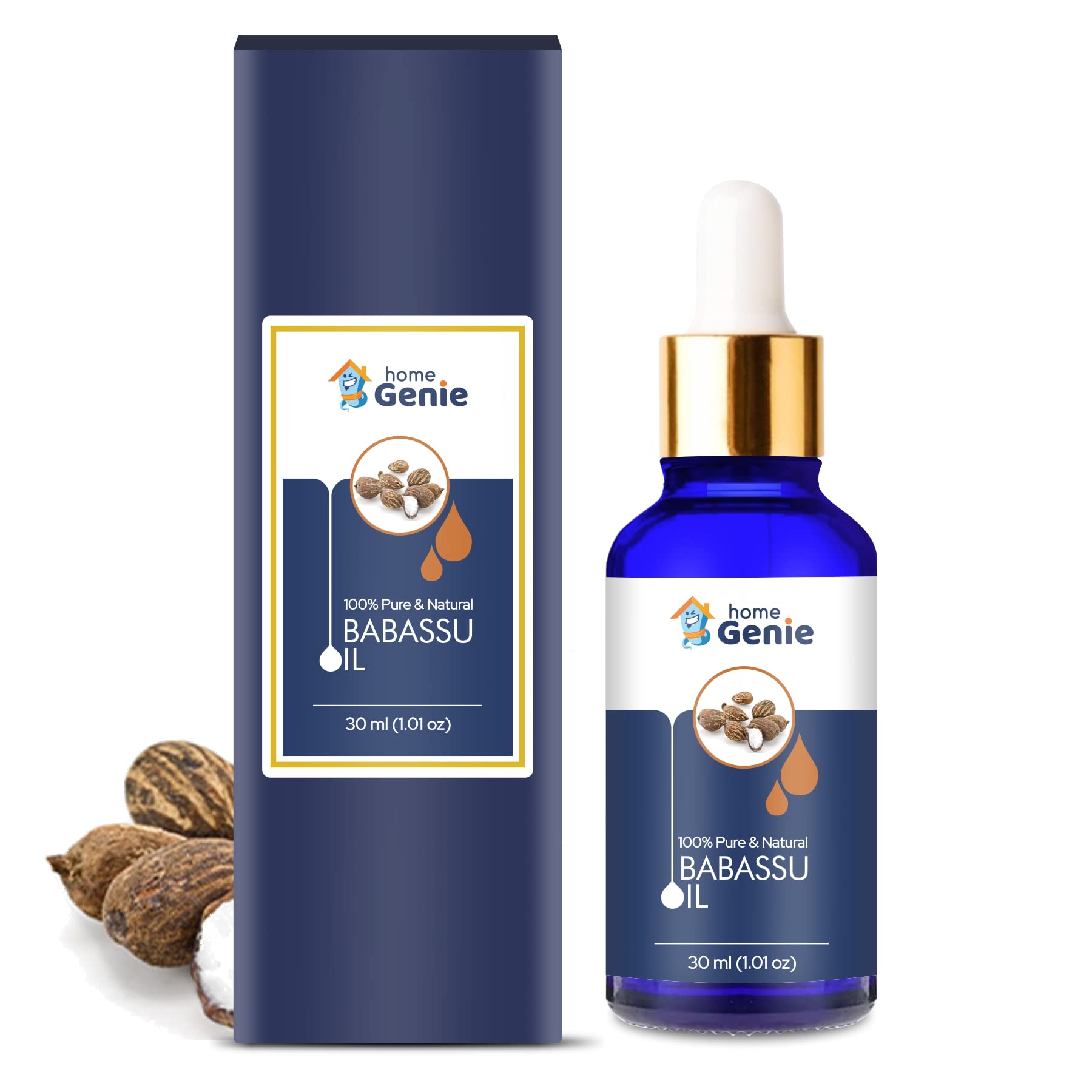 100% Pure & Natural Babassu (Attalea Speciosa) Oil - Undiluted Essential Oil for Skin & Hair Care - 30ml - Perfect for Massage, Aromatherapy & DIY Beauty Products